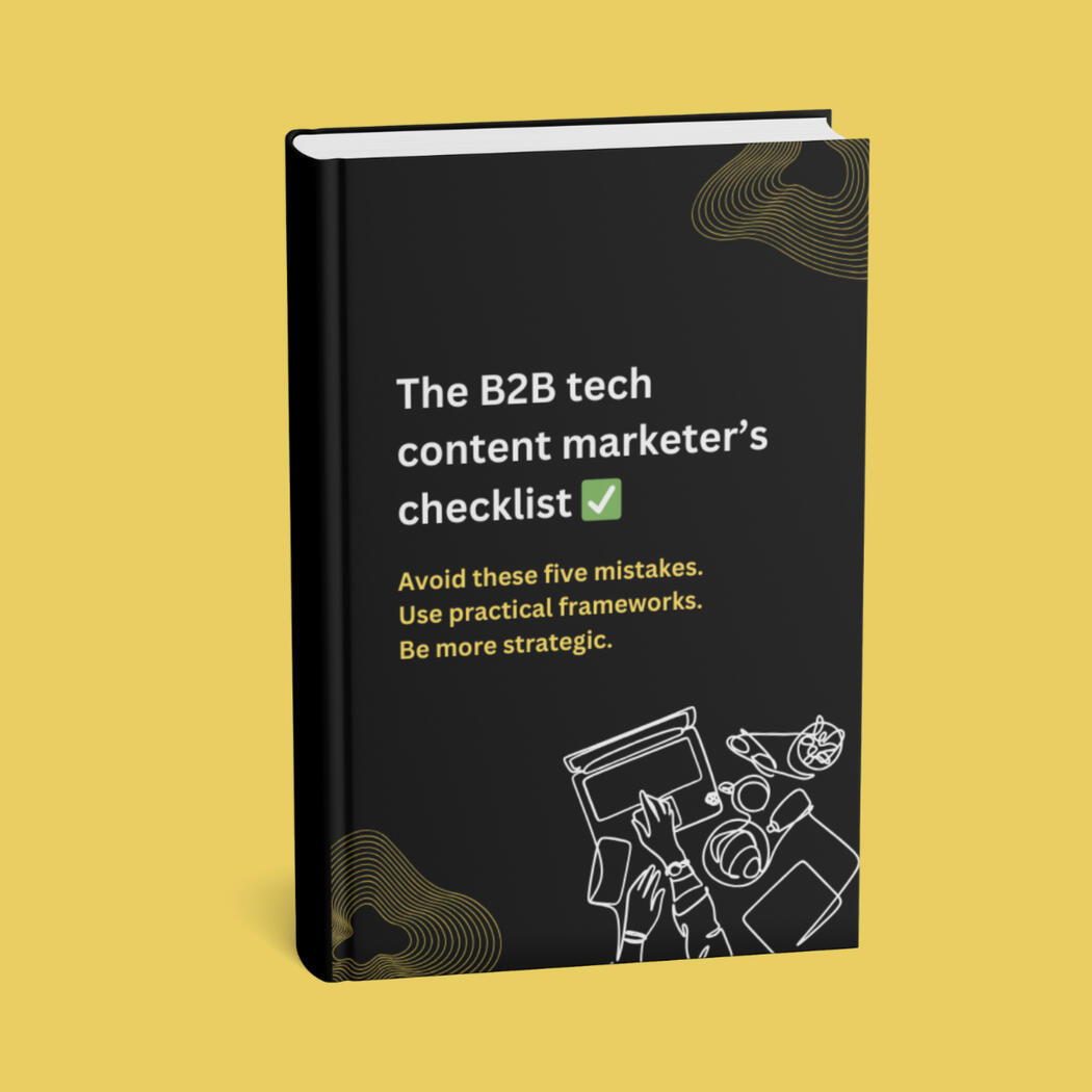 The B2B tech content marketer's checklist_ image